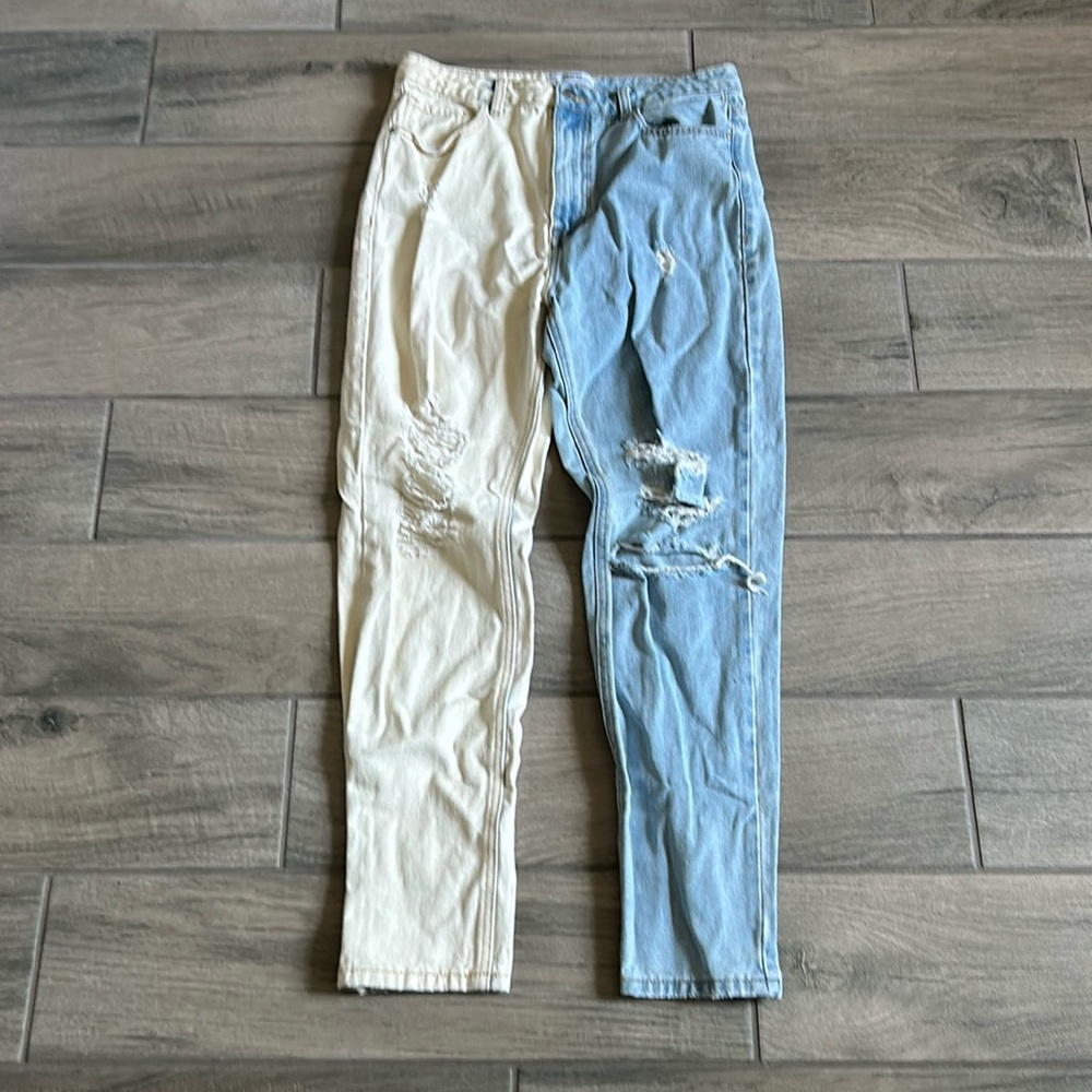 Redial two tone jeans